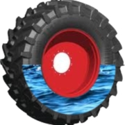 Counterweight Blue Tire Logo